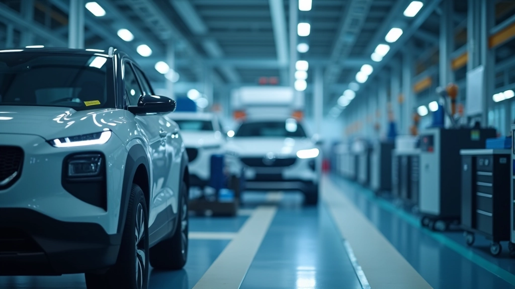 Automobilproduktion mit modernen Technologien