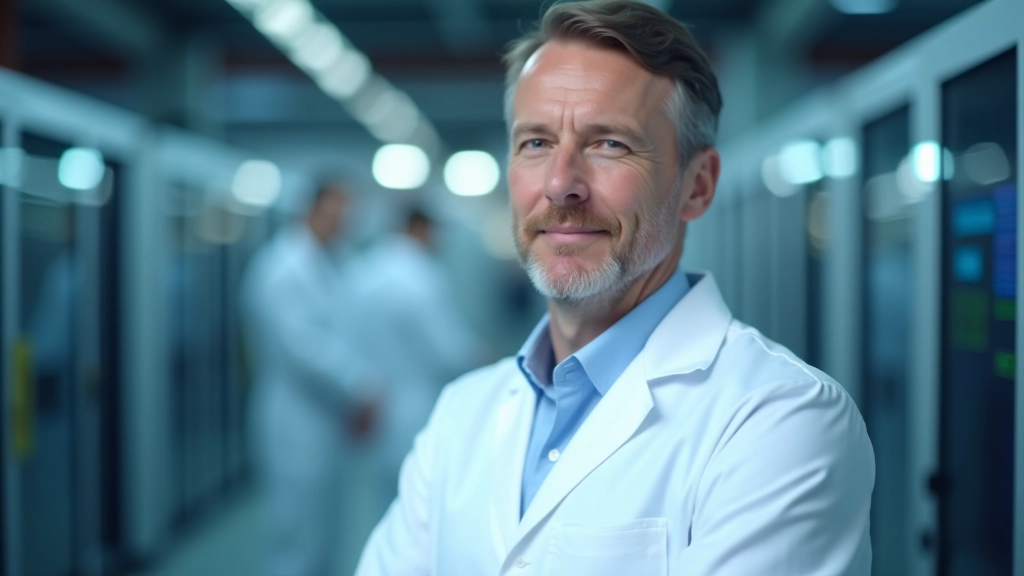 Qualifizierte Techniker und Ingenieure in einer modernen Batteriefabrik überwachen automatisierte Produktionsprozesse an hochmodernen Kontrollstationen